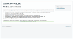 Desktop Screenshot of office.sk