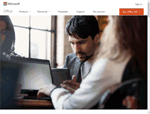 Tablet Screenshot of office.com