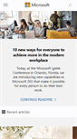 Mobile Screenshot of blogs.office.com