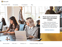 Tablet Screenshot of blogs.office.com