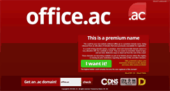 Desktop Screenshot of office.ac