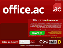 Tablet Screenshot of office.ac